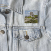Ruinen von Corfe Castle, bei Wareham, Dorset, Button (Beispiel)