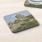 Ruinen von Corfe Castle, in der Nähe von Wareham,  Untersetzer (Linke Seite)