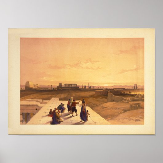 Ruinen von Karnack Poster (Vorne)