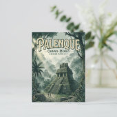 Ruinen von Palenque Postkarte (Stehend Vorderseite)