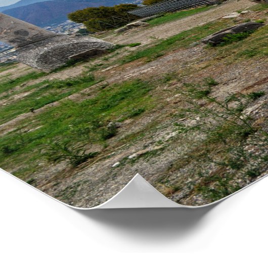 Ruinen von Pompeji Poster (Ecke)