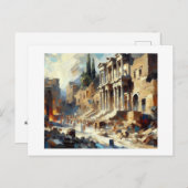 Ruinen von Pompeji, Postkarte (Vorne/Hinten)