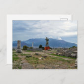 Ruinen von Pompeji Postkarte (Vorne/Hinten)