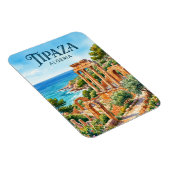 Ruinen von Tipaza Algerien Magnet (Rechte Seite)