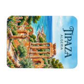 Ruinen von Tipaza Algerien Magnet (Horizontal)