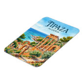 Ruinen von Tipaza Algerien Magnet (Linke Seite)