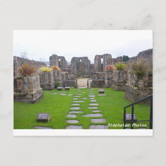 Ruines BRETAGNE FRANCE Postkarte (Vorderseite)