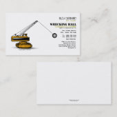 Ruinieren der Ball-Baugewerbe-Karte Visitenkarte (Vorne/Hinten)