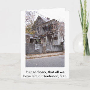 ruinierte Finerie, Ruiniertes Finesse, dass alles, Dankeskarte