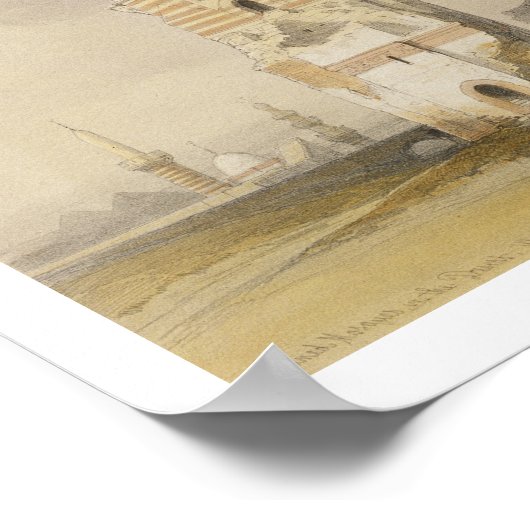 Ruinierte Moscheen in der Wüste, westlich der Zita Poster (Ecke)