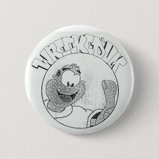 Ruinierter 'Um Melvin Kreis-Logo-Knopf Button (Vorderseite)