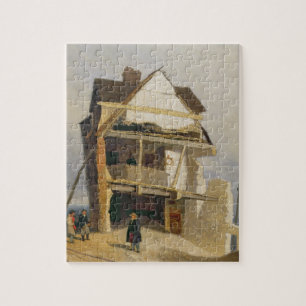 Ruiniertes Haus, c.1807-10 (Öl auf dem Millboard Puzzle