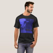 Ruiniertes 'Um blaues Lama-Weltausflug-Shirt 1995 T-Shirt (Vorne ganz)