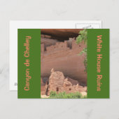 Ruins Canyon de Chelly Post Card Postkarte (Vorne/Hinten)