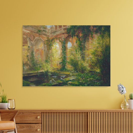 Ruins - Cour des comptes Ballroom Leinwanddruck (Insitu (Wohnzimmer))