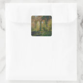 Ruins - Cour des comptes Ballroom Quadratischer Aufkleber (Tasche)