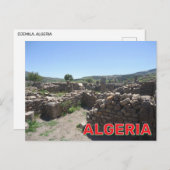 Ruins in Djemila, Algerien Postkarte (Vorne/Hinten)