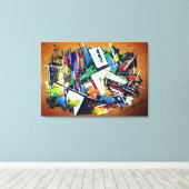 Ruins Leinwanddruck (Insitu (Holzboden))