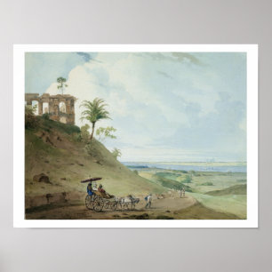 Ruins on Pir Pihar, near Monghy, Bihar, 1790 (w/c Poster