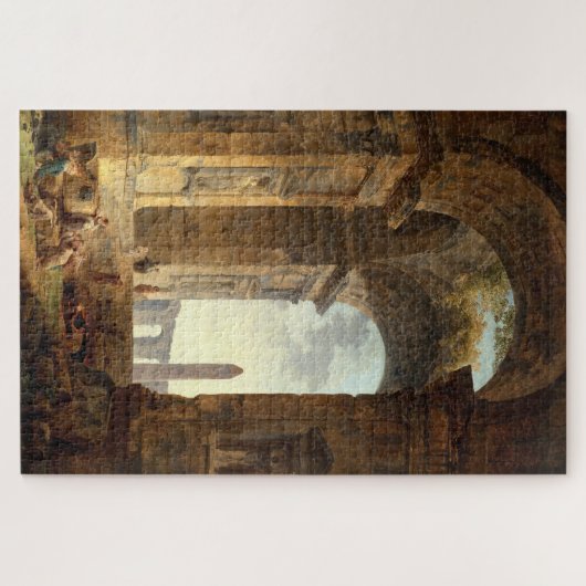 Ruins With An Obelisk von Robert Hubert Puzzle (Horizontal)