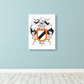 Ruiz Familienwappen Leinwanddruck (Insitu (Holzboden))