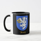 Ruiz Family Shield-Tasse Tasse (Links)