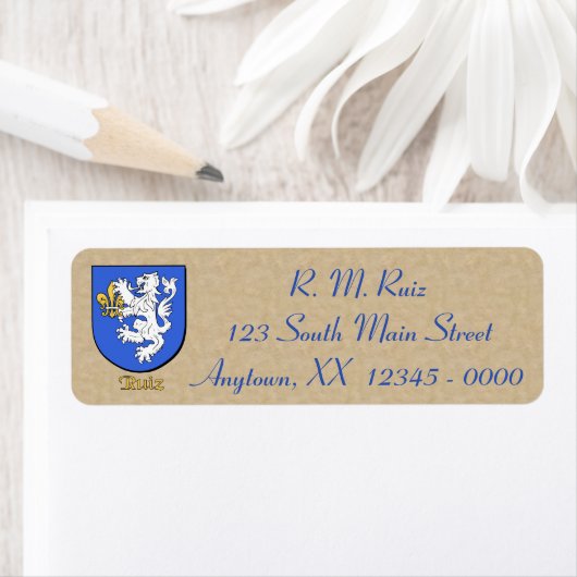 Ruiz Heraldic Shield (Insitu)