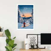 Ruka Finnland Ski Poster 1 (Heimbüro)