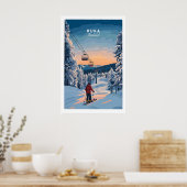Ruka Finnland Ski Poster 1 (Küche)