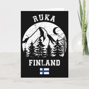 Ruka Kuusamo Finnland Skigebiet Rukatunturi Alpine Karte