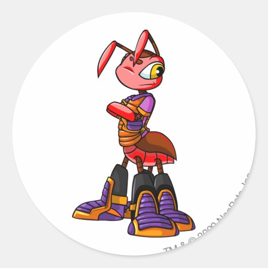 Ruki Kreludor Player Runder Aufkleber (Vorderseite)