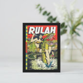 Rulah-Vintages Comic-Buch Postkarte (Stehend Vorderseite)