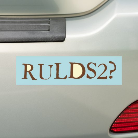 RULDS2? AUTOAUFKLEBER (Auf Auto)