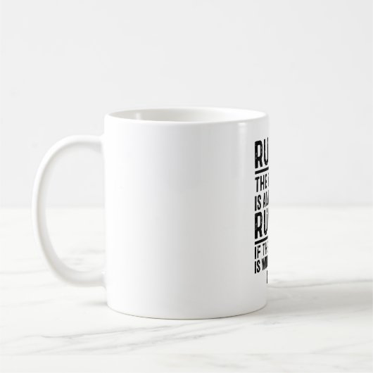 Rule #1 The Foreman is Always Right Funny Kaffeetasse (Links)