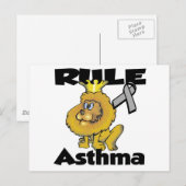 Rule Asthma Postkarte (Vorne/Hinten)