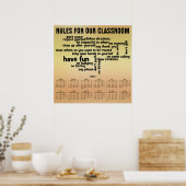 Rule for Our Classroom 2014 Calendar Poster (Küche)