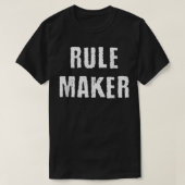 Rule Maker Matching Vater Son Mutter Tochter  T-Shirt (Design vorne)