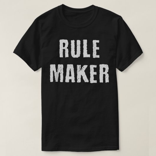 Rule Maker Matching Vater Son Mutter Tochter  T-Shirt (Design vorne)