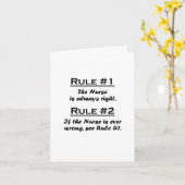 Rule Nurse Karte (Gelbe Blume)