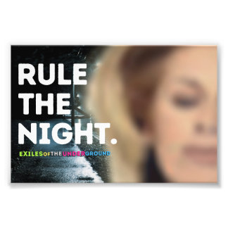 "Rule The Night" 6x4 Art Foto
