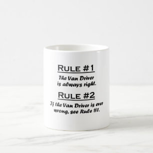 Rule Van Driver Kaffeetasse