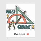 Ruler Guide, High School Aufkleber (Blatt)