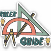Ruler Guide, High School Aufkleber (Vorderseite)
