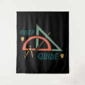 Ruler Guide, High School Wandteppich (Vorderseite)