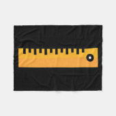 Ruler Halloween-Kostüm für LehrerInnen Fleecedecke (Vorderseite (Horizontal))