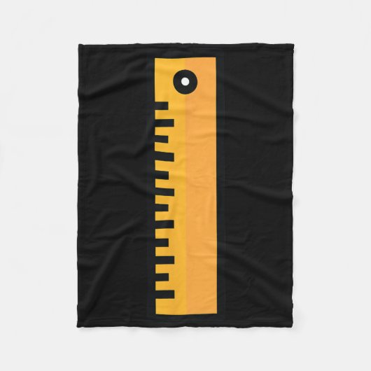 Ruler Halloween-Kostüm für LehrerInnen Fleecedecke (Vorderseite)
