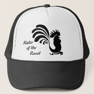 "Ruler of the Roost" Stilisierte Rooster-Cap Truckerkappe