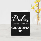 Rules Don't Apply To Grandma Karte (Gelbe Blume)