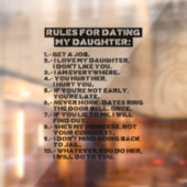 Rules for dating my daughter fensteraufkleber (Blatt 2)