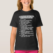 Rules for dating my daughter T-Shirt (Vorderseite)